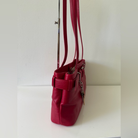 New OSOI Red Leather Brooke Bag Handbag - Picture 6 of 11